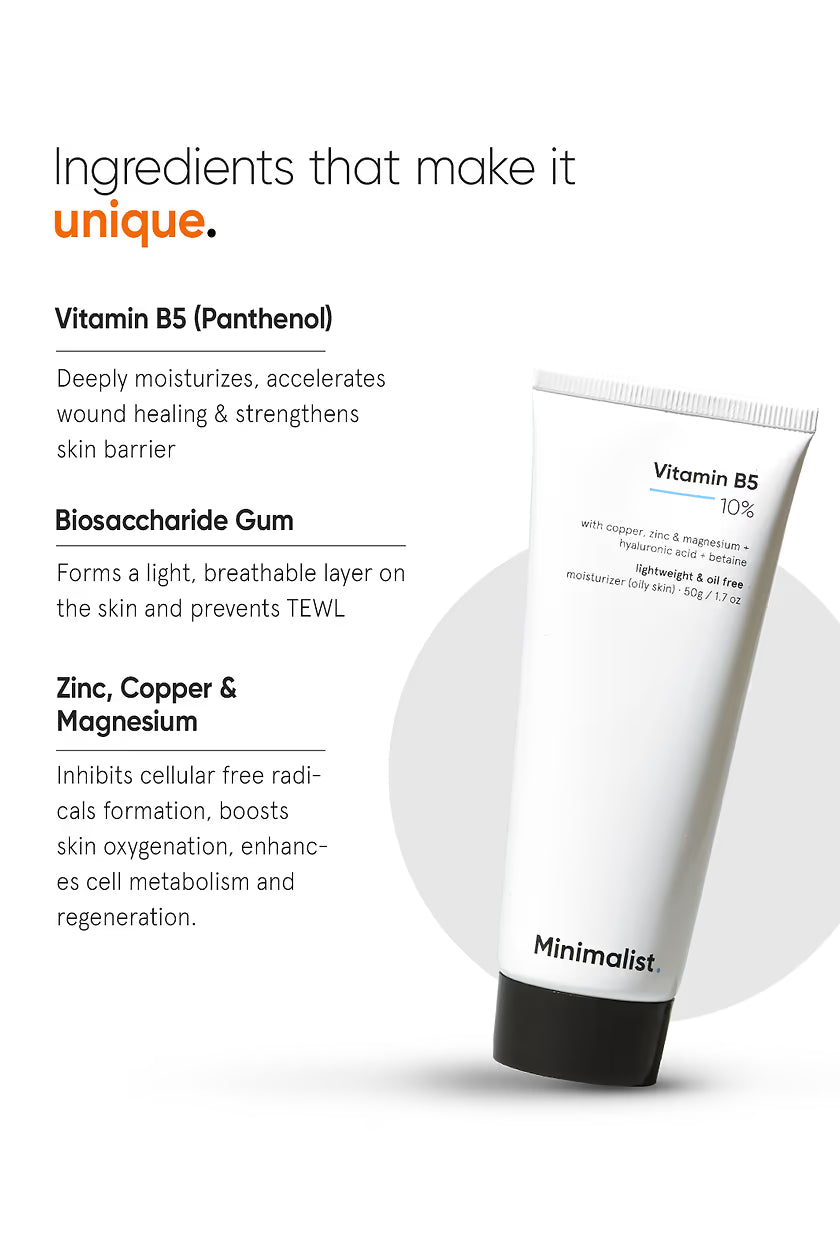 Vitamin B5 10% Moisturizer
