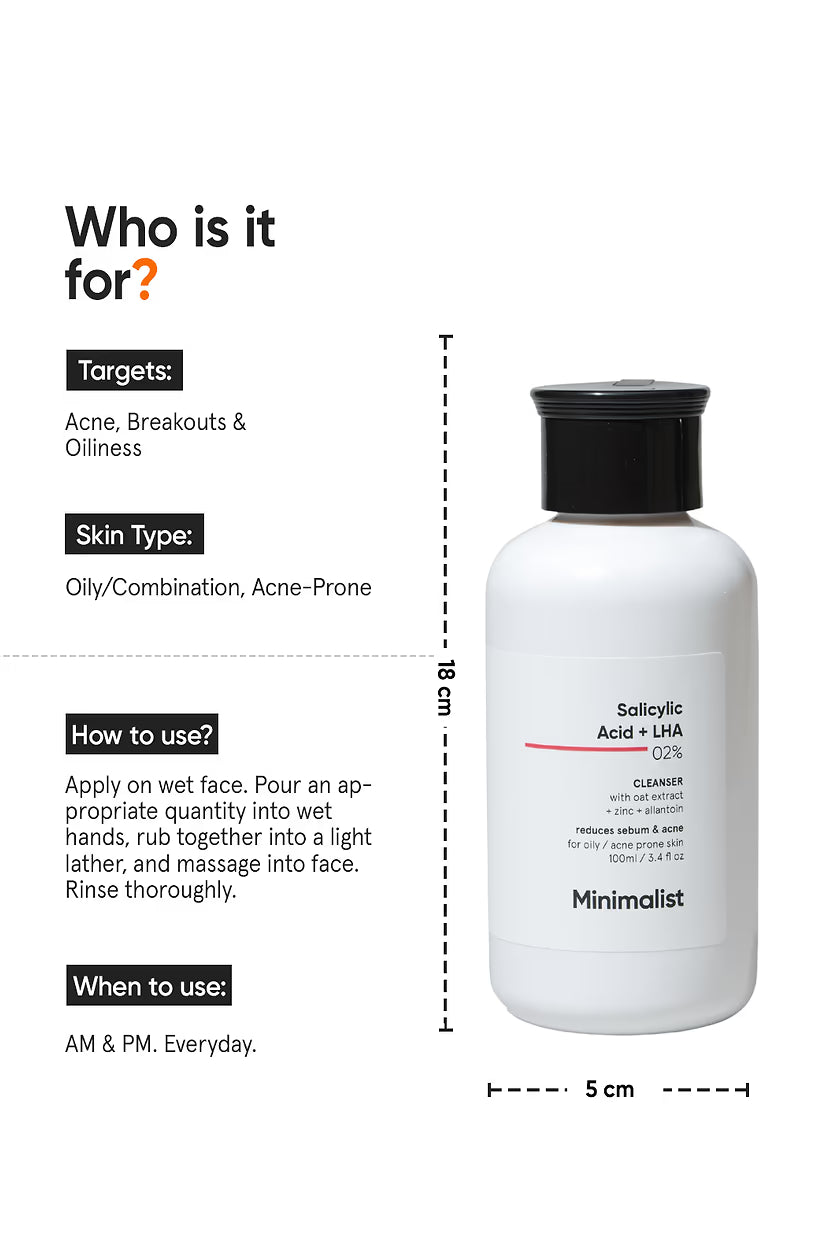 Salicylic Acid + LHA 2% Cleanser