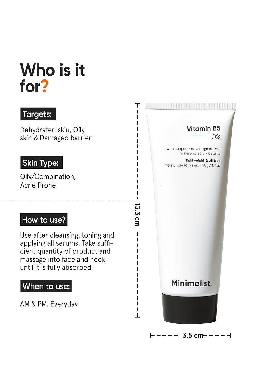 Vitamin B5 10% Moisturizer